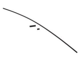 Antenna, tube, black (1)/ vinyl anten na cap (1)/ wire retainer (1)