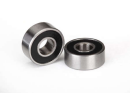 Ball bearings, black rubber sealed (4 x10x4mm) (2)