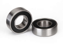 Ball bearings, black rubber sealed (6 x12x4mm) (2)