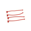 Body clip retainer, red (4)