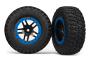 Tire & wheel assy, glued (SCT Split-S poke, black,...