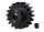 Gear, 18-T pinion (machined) (1.0 met ric pitch) (fits 5mm shaft)/ set scre w (compatible with steel spur gears)