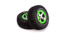Tire & wheel assy, glued SCT, chrome