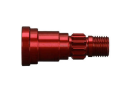 Stub axle, aluminum (red-anodized)