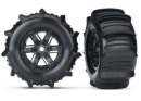 Tires & wheels, assembled, glued (X-M axx black...