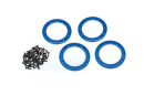 Beadlock rings, blue (2.2) (aluminum ) (4)/ 2x10 CS (48)