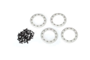 Beadlock rings, satin (1.9) (aluminu m) (4)/ 2x10 CS (48)