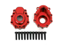 Portal housings, outer, 6061-T6 alumi num (red-anodized)...
