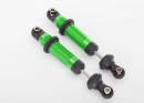 Shocks, GTS, aluminum (green-anodized ) (assembled with...