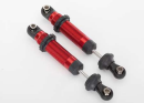 Shocks, GTS, aluminum (red-anodized) (assembled with...