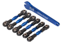 Turnbuckles, aluminum (blue-anodized) , camber links,...