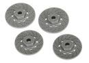 Wheel hubs, hex (disc brake rotors) ( 4)