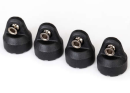 Shock caps (black) (4) (assembled wit h hollow balls)