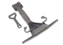 Skidplate, front (plastic)/ support p late (steel)