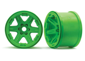 Wheels, 3.8 (green) (2) (17mm spline d)