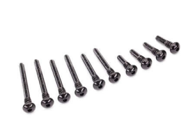 Suspension screw pin set, front or re ar (hardened steel), 4x18mm (4), 4x38 mm (2), 4x33mm (2), 4x43mm (2)