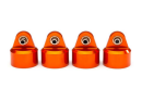 Shock caps, aluminum (orange-anodized ), GT-Maxx shocks (4)
