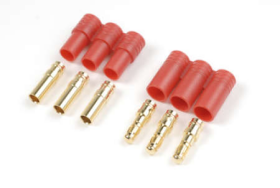 Revtec - Steckverbinder - 3.5mm - Goldkontakten - 3pins - Stecker + Buchse - 1 Paar