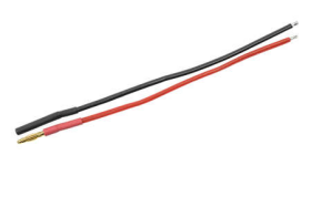 Revtec - Steckverbinder w/ Lead - 2.0mm - Goldkontakten - 20AWG Silikon Kabel - 10cm (1 Stück)