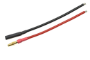 Revtec - Steckverbinder w/ Lead - 4.0mm - Goldkontakten - 14AWG Silikon Kabel - 10cm (1 Stück)
