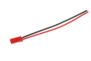 Revtec - Steckverbinder mit Kabel - BEC - Goldkontakten - Stecker - 20AWG Silikon Kabel - 12cm - 1 St