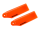 Plastic Tail Blade 34mm (ORANGE) - BLADE 180 CFX