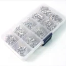 Schrauben Set M3 Rostfreier Stahl HEX 400Stk. Silber