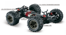 Elektro Modellauto High Speed Monster Truck SPIRIT schwarz/rot 4WD 1:16 RTR