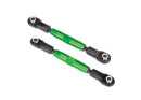 Camber links, front (TUBES green-anod ized, 7075-T6...