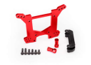 Shock tower, rear, 7075-T6 aluminum ( red-anodized) (1)/...