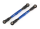 Toe links, front (TUBES blue-anodized , 7075-T6 aluminum, stronger than tit anium) (88mm) (2)/ rod ends, rear (4)