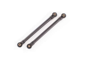 Toe links, 119.8mm (108.6mm center to center) (black) (2) (for use with #8 995 WideMaxx suspension kit)