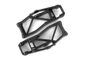 Suspension arms, lower, black (left a nd right, front or rear) (2) (for use with #8995 WideMaxx suspension kit)