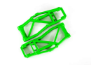Suspension arms, lower, green (left a nd right, front or...