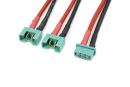Revtec - Power V-Kabel - Parallel - MPX - 14AWG Silikon Kabel - 12cm - 1 St