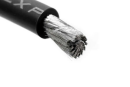 Revtec - Silikon Kabel - Powerflex PRO+ - Schwarz - 8AWG - 4197/0.05 Stränge - AD 6.5mm - 1m