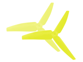 Plastic 3 Blade Propeller 82mm Tail Blade (YELLOW) - BLADE 250 CFX / 230S / 230S V2 / Smart