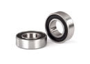 Ball bearings, black rubber sealed (8 x16x5mm) (2)