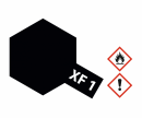 XF-1 Schwarz matt 10ml Acrylharzfarbe