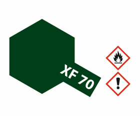 XF-70 Dunkel Grün matt 10ml Acrylharzfarbe
