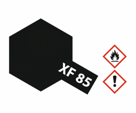 XF-85 Gummi-schwarz matt 10ml Acryl Acrylharzfarbe