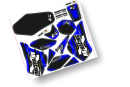 Body-Stickers CROSS/MONO-Bikes «BLUE» 10...
