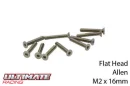 Schrauben - Senkkopf - Hex (Allen) - M2 x 16mm (10 Stk.)