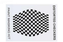 Spray Maske Distorted Checkers