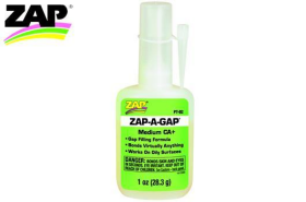 Kleber ZAP-A-GAP CA+ Sekundenkleber Medium  28.3g (1 oz.) Reifenkleber