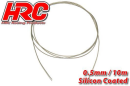 Stahlseil 0.5mm Silicone Coated soft 10m