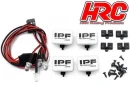 Lichtset 1:10 oder Monster Truck LED JR Stecker IPF Cover...