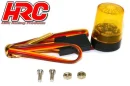 Lichtset 1:10 TC- LED JR Stecker Einzeln Dach Blinklicht...