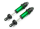 Shocks, GT-Maxx, aluminum (green-anod ized) (fully assembled w/o springs) ( 2)