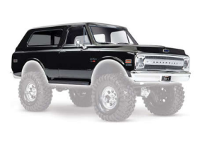 Body, Chevrolet Blazer (1969), comple te (black) (includes grill, side mirr ors, door handles, windshield wipers,